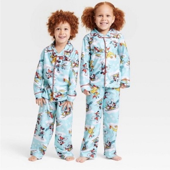 NWT Disney 100 Fleece Pajama Set 12M Toddler - Picture 1 of 6